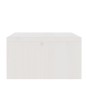 vidaXL Soporte de monitor madera maciza de pino blanco 100x27x15 cm vidaXL Soporte de monitor madera maciza de pino blanco 100x27x15 cm