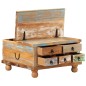 vidaXL Mesa de centro de madera maciza reciclada 70x70x38 cm vidaXL Mesa de centro de madera maciza reciclada 70x70x38 cm