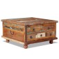 vidaXL Mesa de centro de madera maciza reciclada 70x70x38 cm vidaXL Mesa de centro de madera maciza reciclada 70x70x38 cm