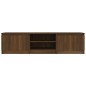 vidaXL Mueble para TV madera contrachapada marrón roble 140x40x35,5 cm