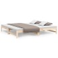 vidaXL Sofá cama extraíble madera maciza de pino 2x(80x200) cm vidaXL Sofá cama extraíble madera maciza de pino 2x(80x200) cm