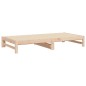 vidaXL Sofá cama extraíble madera maciza de pino 2x(80x200) cm vidaXL Sofá cama extraíble madera maciza de pino 2x(80x200) cm