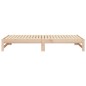 vidaXL Sofá cama extraíble madera maciza de pino 2x(80x200) cm vidaXL Sofá cama extraíble madera maciza de pino 2x(80x200) cm