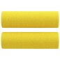 vidaXL Sofá de 2 plazas con cojines tela amarillo claro 140 cm vidaXL Sofá de 2 plazas con cojines tela amarillo claro 140 cm