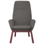 vidaXL Sillón de relax con taburete tela gris claro vidaXL Sillón de relax con taburete tela gris claro