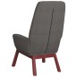 vidaXL Sillón de relax con taburete tela gris claro vidaXL Sillón de relax con taburete tela gris claro