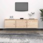 vidaXL Muebles para TV 3 piezas madera maciza de pino vidaXL Muebles para TV 3 piezas madera maciza de pino