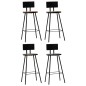 vidaXL Taburetes de cocina 4 unidades madera maciza reciclada vidaXL Taburetes de cocina 4 unidades madera maciza reciclada