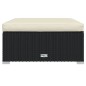 vidaXL Set de muebles de jardín 11 pzas cojines ratán sintético negro vidaXL Set de muebles de jardín 11 pzas cojines ratán sintético negro