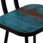 vidaXL Taburetes de cocina 4 unidades madera maciza reciclada vidaXL Taburetes de cocina 4 unidades madera maciza reciclada
