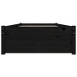vidaXL Estructura de cama individual con cajones negro 90x190 cm vidaXL Estructura de cama individual con cajones negro 90x190 cm