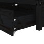 vidaXL Estructura de cama individual con cajones negro 90x190 cm vidaXL Estructura de cama individual con cajones negro 90x190 cm