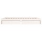 vidaXL Estructura de cama con cajones blanco 140x190 cm vidaXL Estructura de cama con cajones blanco 140x190 cm