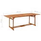 vidaXL Juego de comedor de jardín 11 piezas con cojines negro