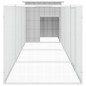 vidaXL Gallinero de acero galvanizado gris 400x91x100 cm vidaXL Gallinero de acero galvanizado gris 400x91x100 cm