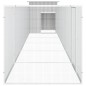 vidaXL Gallinero de acero galvanizado gris 600x91x100 cm vidaXL Gallinero de acero galvanizado gris 600x91x100 cm
