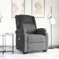 vidaXL Sillón de masaje elevable tela gris oscuro vidaXL Sillón de masaje elevable tela gris oscuro