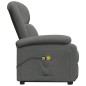 vidaXL Sillón de masaje elevable tela gris oscuro vidaXL Sillón de masaje elevable tela gris oscuro