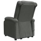 vidaXL Sillón de masaje elevable tela gris oscuro vidaXL Sillón de masaje elevable tela gris oscuro