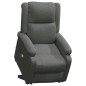 vidaXL Sillón de masaje elevable tela gris oscuro vidaXL Sillón de masaje elevable tela gris oscuro