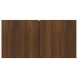 vidaXL Set de muebles para TV 4 pzas madera contrachapada marrón roble vidaXL Set de muebles para TV 4 pzas madera contrachapada marrón roble