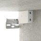 vidaXL Set de muebles de TV 4 pzas madera contrachapada gris hormigón