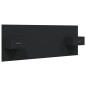 vidaXL Cabecero de cama con mesitas madera contrachapada negro vidaXL Cabecero de cama con mesitas madera contrachapada negro