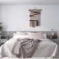 vidaXL Cabecero de cama y mesitas madera contrachapada gris Sonoma vidaXL Cabecero de cama y mesitas madera contrachapada gris Sonoma