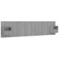 vidaXL Cabecero de cama y mesitas madera contrachapada gris Sonoma vidaXL Cabecero de cama y mesitas madera contrachapada gris Sonoma