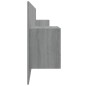 vidaXL Cabecero de cama y mesitas madera contrachapada gris Sonoma vidaXL Cabecero de cama y mesitas madera contrachapada gris Sonoma
