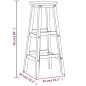 vidaXL Taburetes de barra de cocina 8 unidades madera maciza acacia vidaXL Taburetes de barra de cocina 8 unidades madera maciza acacia