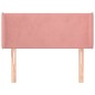 vidaXL Cabecero de terciopelo rosa 83x16x78/88 cm vidaXL Cabecero de terciopelo rosa 83x16x78/88 cm