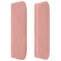 vidaXL Cabecero de terciopelo rosa 83x16x78/88 cm vidaXL Cabecero de terciopelo rosa 83x16x78/88 cm