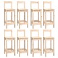 vidaXL Set de bar 9 piezas madera maciza de pino vidaXL Set de bar 9 piezas madera maciza de pino
