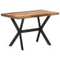 vidaXL Mesa de comedor de madera acacia acabado miel 120x60x75 cm vidaXL Mesa de comedor de madera acacia acabado miel 120x60x75 cm