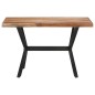 vidaXL Mesa de comedor de madera acacia acabado miel 120x60x75 cm vidaXL Mesa de comedor de madera acacia acabado miel 120x60x75 cm