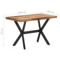 vidaXL Mesa de comedor de madera acacia acabado miel 120x60x75 cm vidaXL Mesa de comedor de madera acacia acabado miel 120x60x75 cm