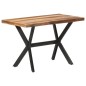 vidaXL Mesa de comedor de madera acacia acabado miel 120x60x75 cm vidaXL Mesa de comedor de madera acacia acabado miel 120x60x75 cm