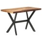 vidaXL Mesa de comedor de madera acacia acabado miel 120x60x75 cm vidaXL Mesa de comedor de madera acacia acabado miel 120x60x75 cm