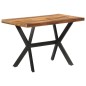 vidaXL Mesa de comedor de madera acacia acabado miel 120x60x75 cm vidaXL Mesa de comedor de madera acacia acabado miel 120x60x75 cm