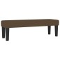 vidaXL Cama box spring con colchón tela marrón oscuro 140x200 cm vidaXL Cama box spring con colchón tela marrón oscuro 140x200 cm