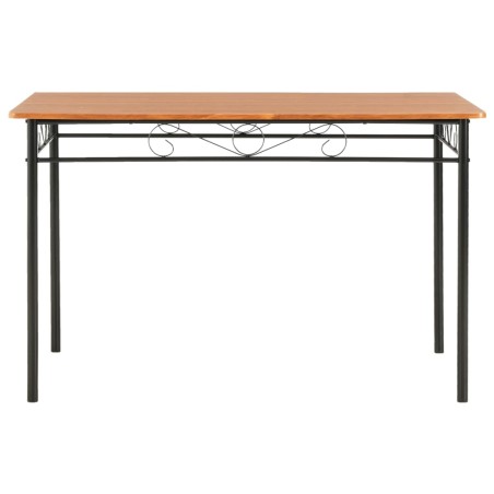 vidaXL Mesa de comedor de MDF marrón 120x70x75 cm