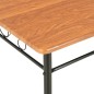 vidaXL Mesa de comedor de MDF marrón 120x70x75 cm vidaXL Mesa de comedor de MDF marrón 120x70x75 cm