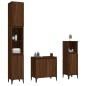 vidaXL Set de muebles baño 3 pzas madera contrachapada roble marrón vidaXL Set de muebles baño 3 pzas madera contrachapada roble marrón