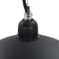 vidaXL Lámparas de techo 2 uds semiesféricas negro y dorado 50 cm E27 vidaXL Lámparas de techo 2 uds semiesféricas negro y dorado 50 cm E27