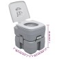 vidaXL Juego de inodoro portátil y tanque de agua para camping vidaXL Juego de inodoro portátil y tanque de agua para camping