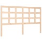 vidaXL Estructura de cama de matrimonio con cabecero madera maciza vidaXL Estructura de cama de matrimonio con cabecero madera maciza
