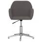 vidaXL Silla de oficina giratoria tela gris oscuro vidaXL Silla de oficina giratoria tela gris oscuro
