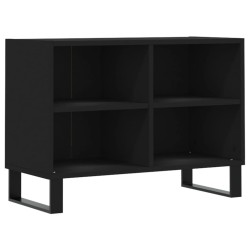 vidaXL Mueble de TV madera de ingeniería negro 69,5x30x50 cm