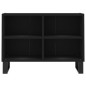 vidaXL Mueble de TV madera de ingeniería negro 69,5x30x50 cm vidaXL Mueble de TV madera de ingeniería negro 69,5x30x50 cm